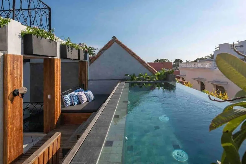 Casa San Antonio, Villa De Diseno Con Piscina En La Azotea. Cartagena Colombia